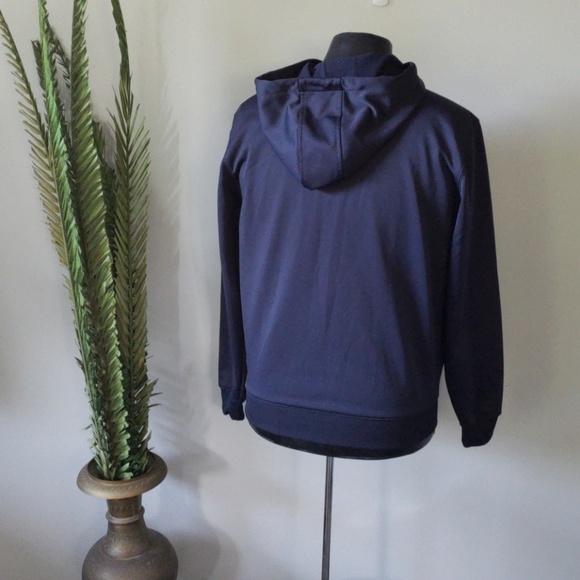Champs navy long sleeve zip up hooded jacket - Picture 2 of 2